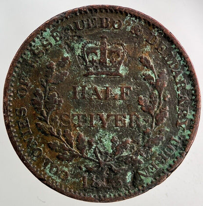 1813 George III Half Stiver Colonies & Essequebo Coin | Fine Collectable Grade