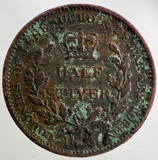 1813 George III Half Stiver Colonies & Essequebo Coin | Fine Collectable Grade