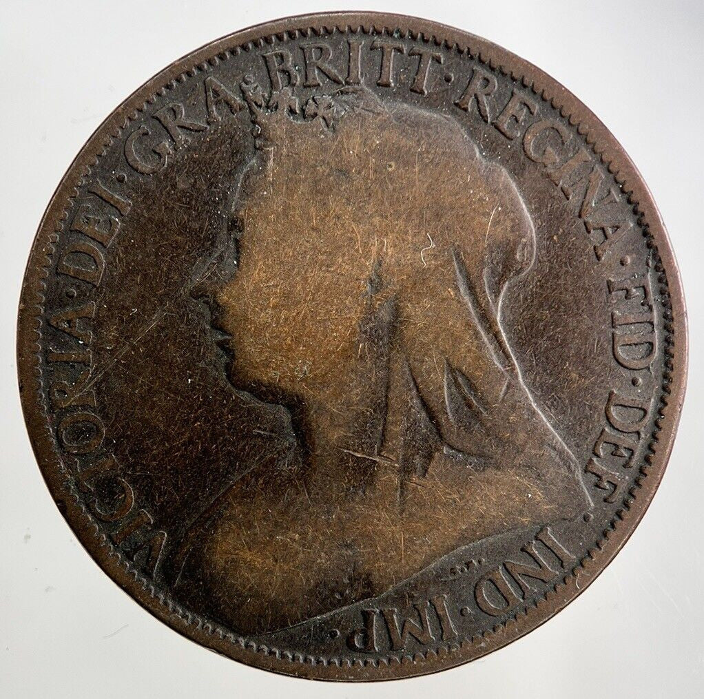1896 Victoria One Penny Coin | Collectable Grade