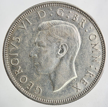 1944 George VI Half - Crown Silver Coin | Very High Grade