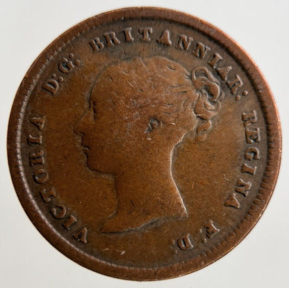 1844 Victoria 1/2 Half Farthing Coin | Fine Collectable Grade