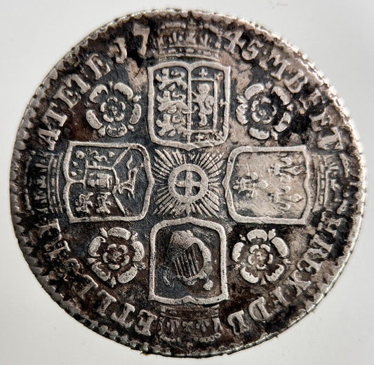 1745 George II 2nd Sixpence Silver Coin | Fine Collectable Grade