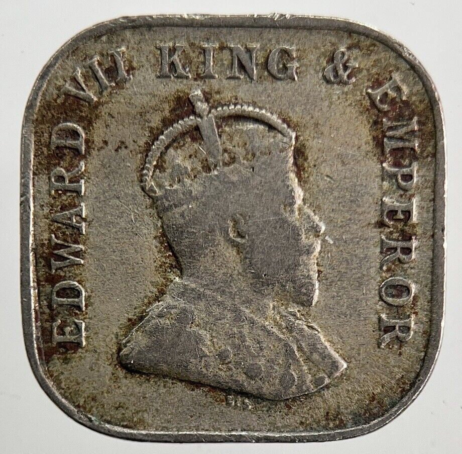 1909 5 Cents Ceylon Sri Lanka Coin | Fine Collectable Grade | a5691