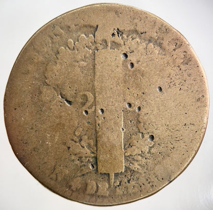 1792 France 2 Sol Coin | Collectable Grade