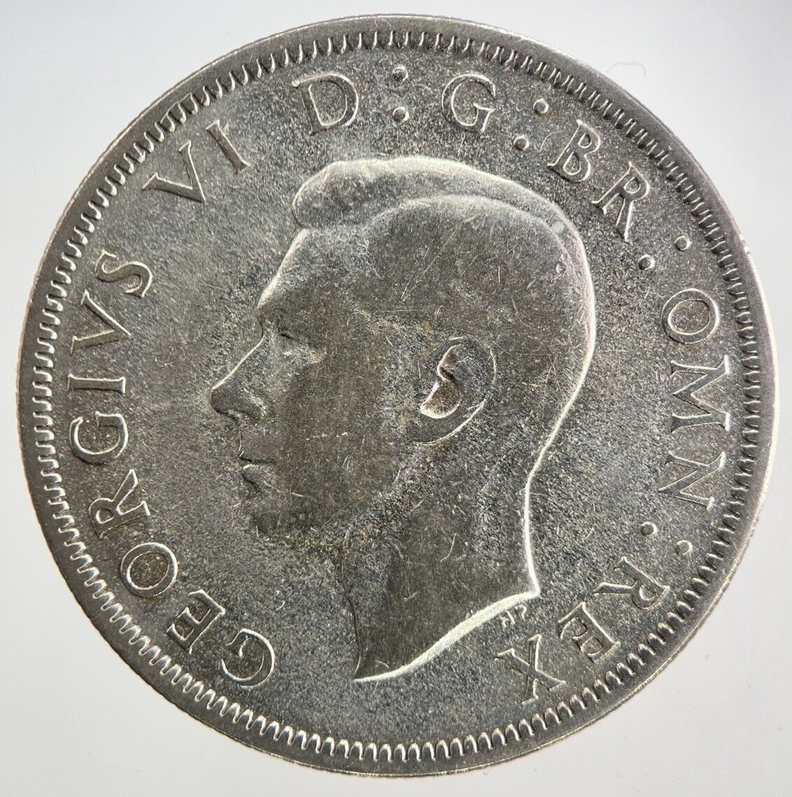 1939 George VI Half - Crown Silver Coin | Fine Collectable Grade