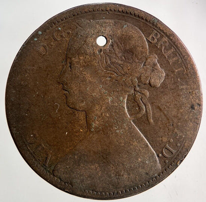 1874 Victoria One Penny Coin | Collectable Grade