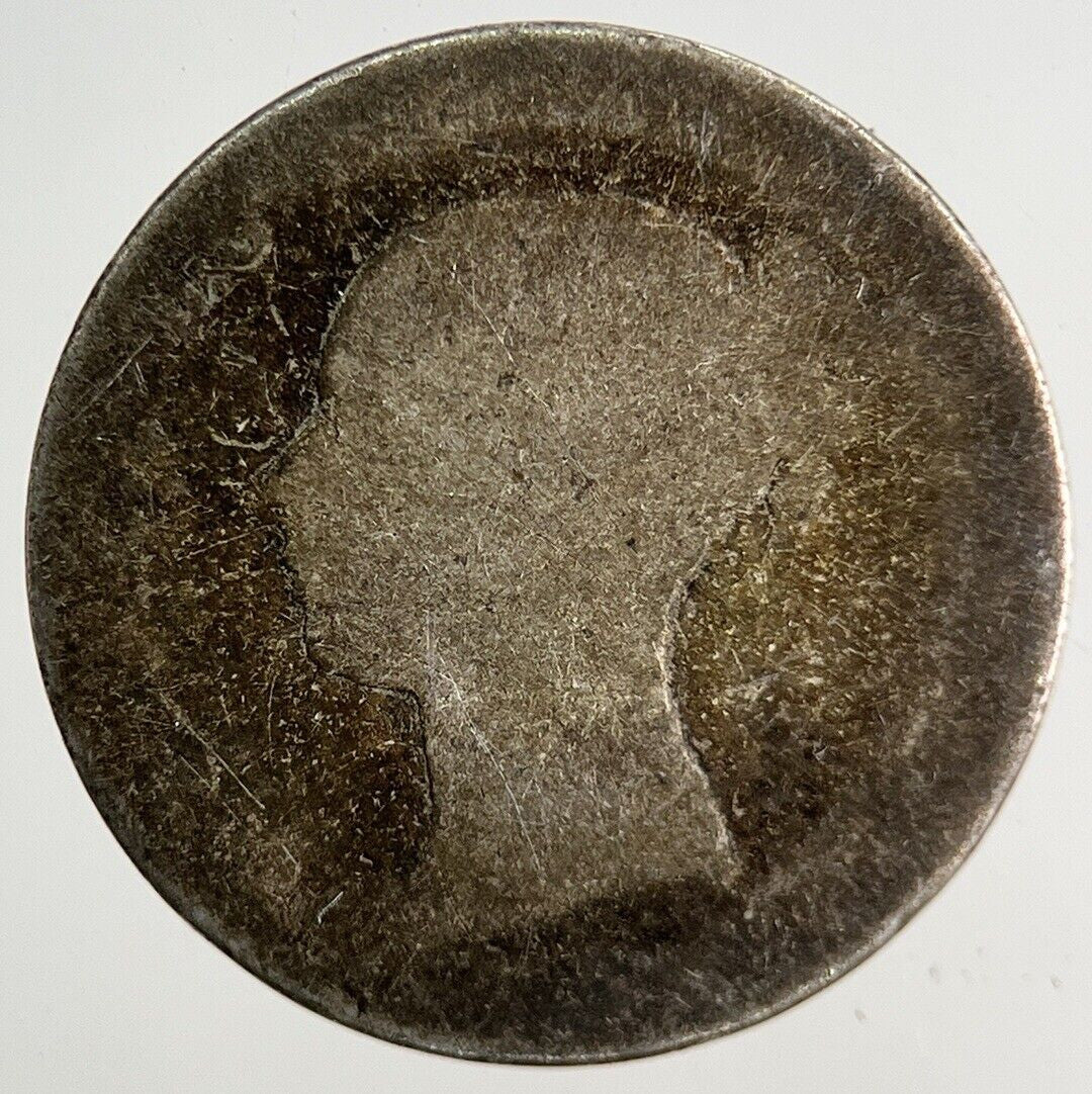 British Victoria Four - Pence Groat Silver Coin | Fair Grade