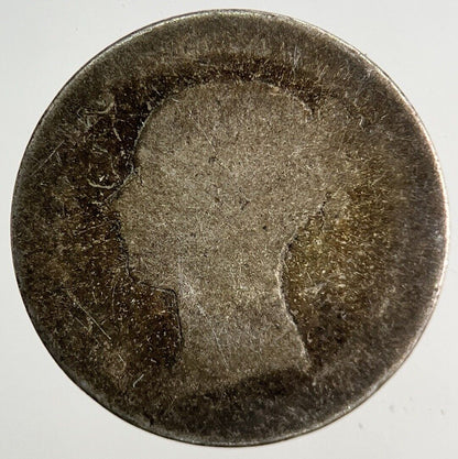 British Victoria Four - Pence Groat Silver Coin | Fair Grade