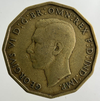 1937 George VI Threepence Coin | Fine Collectable Grade