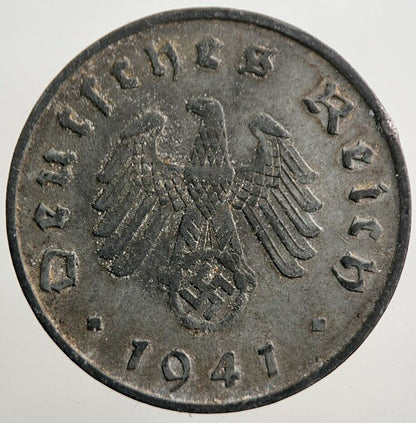 1941 - A Germany Nazi 10 Pfennig Coin | Fine Collectable Grade | a2500
