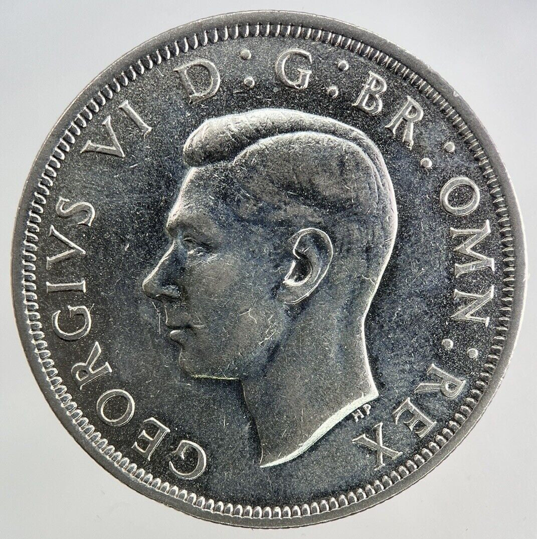 1942 George VI Half - Crown Silver Coin | Fine Collectable Grade