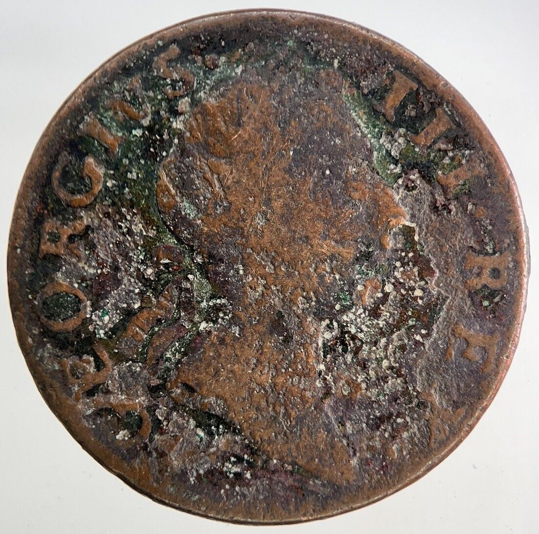 1769 Irish Hibernia Half - Penny Coin | Collectable Grade