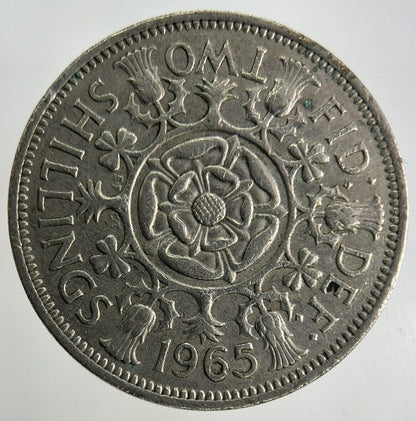 1965 Elizabeth II 2nd Florin Coin | Fine Collectable Grade