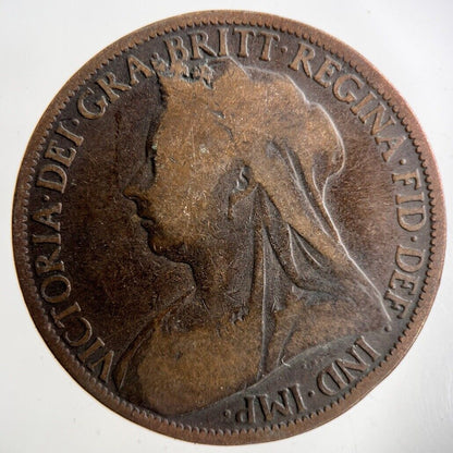 1901 Victoria One Penny Coin | Collectable Grade