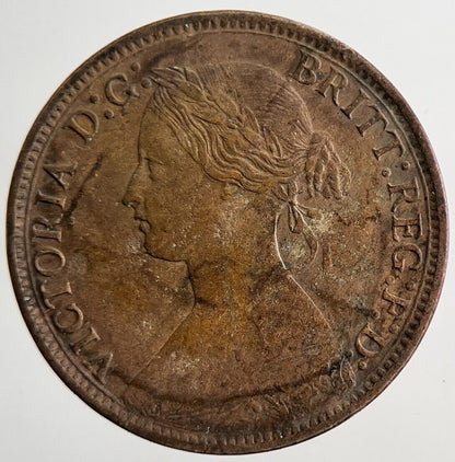 1866 Victoria Farthing Coin | Fine Collectable Grade