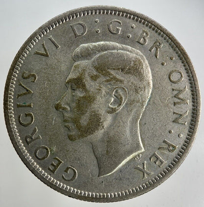 1938 George VI Half - Crown Silver Coin | Fine Collectable Grade