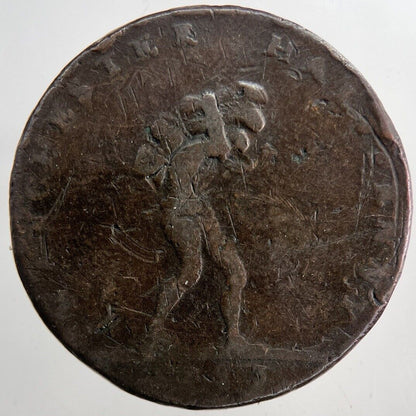 1793 Manchester Half-Penny Token Coin | Fine Collectable Grade | a6539
