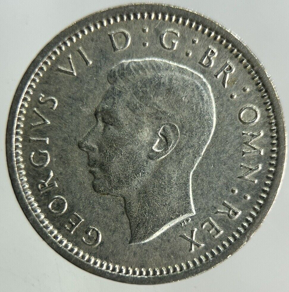 1941 George VI Threepence Silver Coin | Fine Collectable Grade
