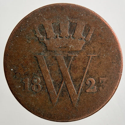 1823 Netherlands East Indies 1 Cent Coin | Collectable Grade