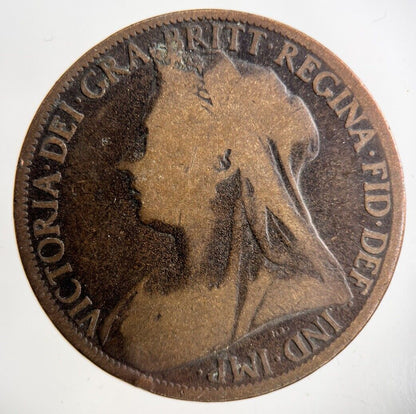 1899 Victoria One Penny Coin | Collectable Grade