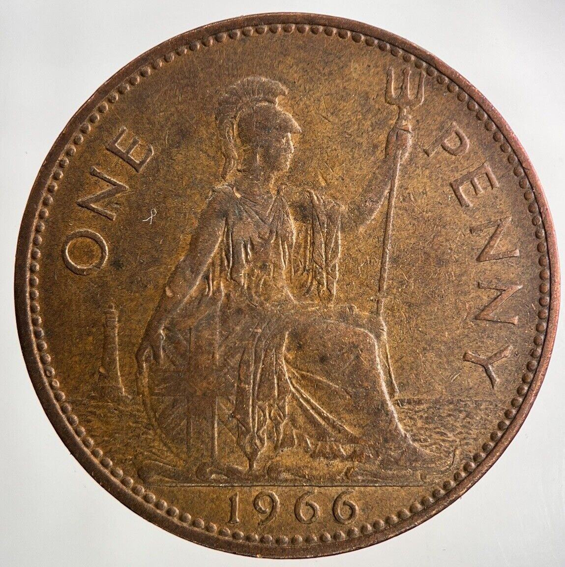 1966 Elizabeth II 2nd One Penny Coin | Fine Collectable Grade