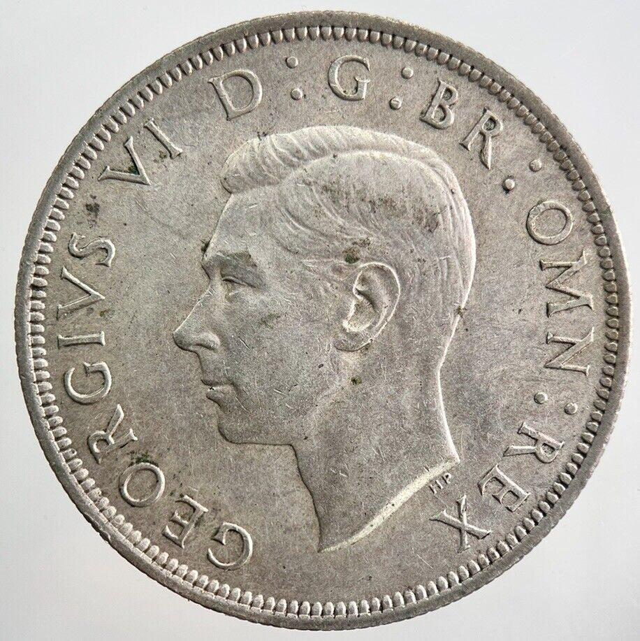1946 George VI Half - Crown Silver Coin | Very High Grade | a3986