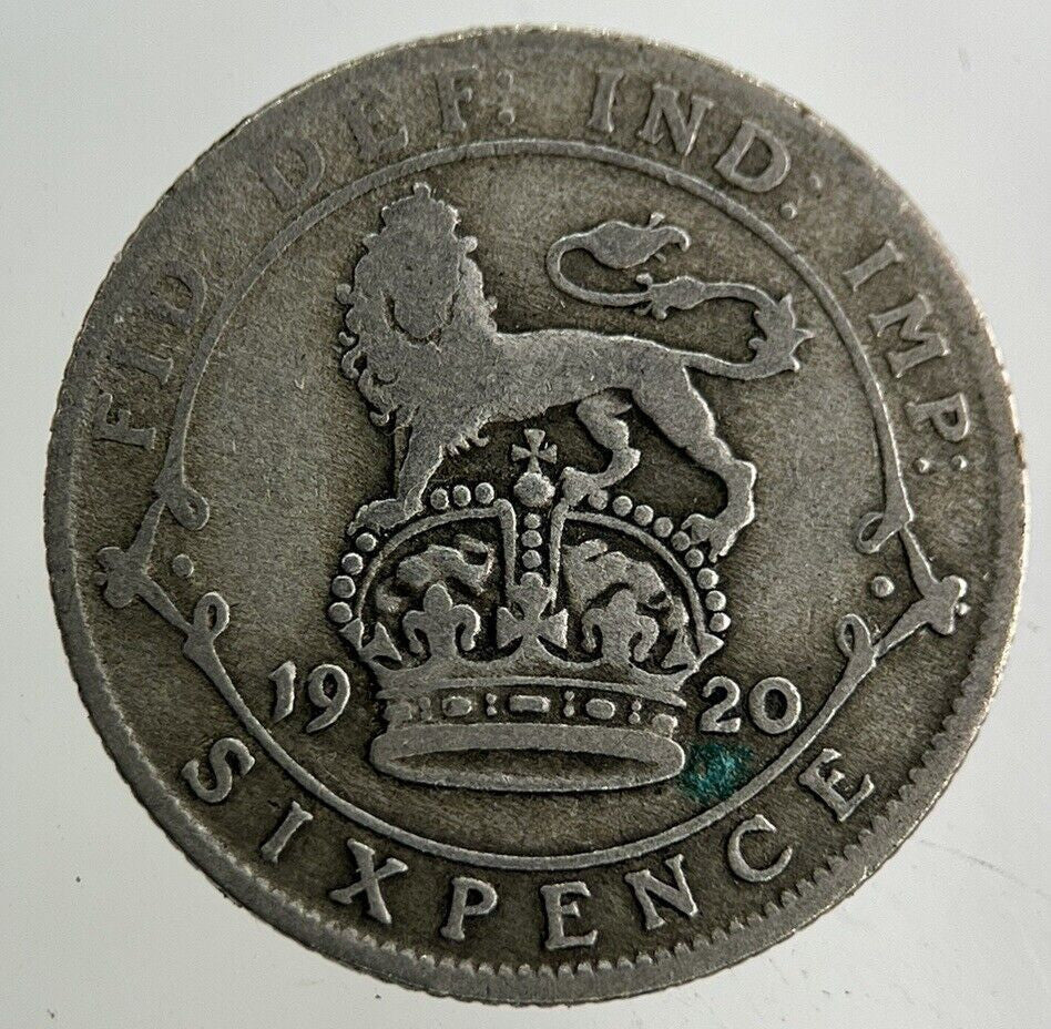 1920 George V Sixpence Silver Coin | Collectable Grade