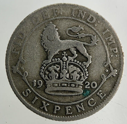 1920 George V Sixpence Silver Coin | Collectable Grade