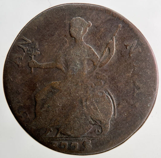 1773 George III 3rd Half - Penny Coin | Collectable Grade