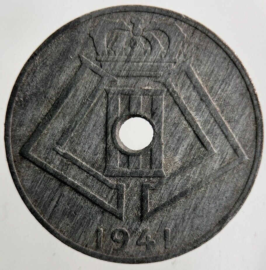1941 Belgium 10 Centimes Coin | Fine Collectable Grade