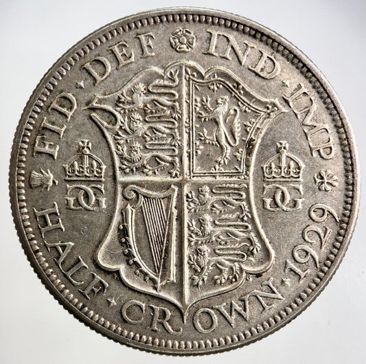 1929 George V Half - Crown Silver Coin | Very High Grade