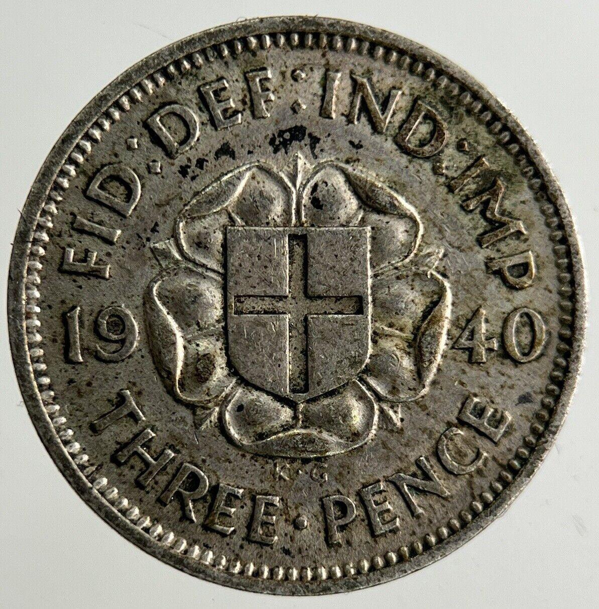 1940 George VI Threepence Silver Coin | Fine Collectable Grade