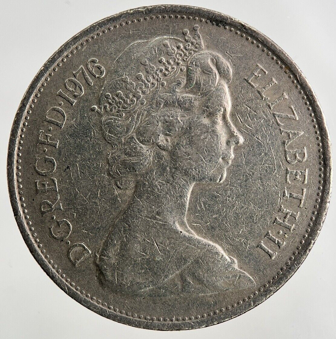 1976 Elizabeth II 2nd 10p Ten - Pence Coin | Fine Collectable Grade