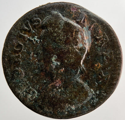 1739 George II 2nd Farthing Coin | Collectable Grade | a6305