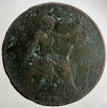 1896 Victoria One Penny Coin | Fair Grade