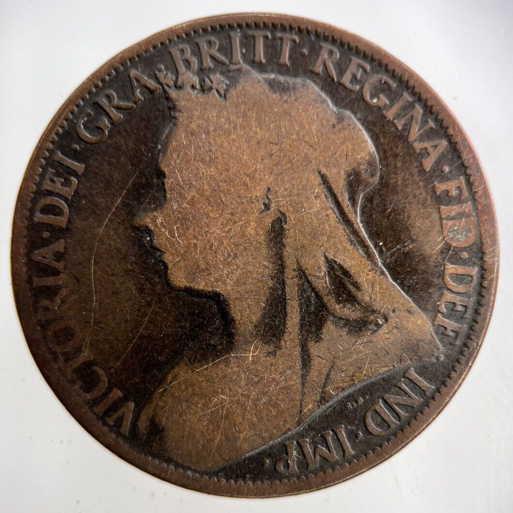 1896 Victoria One Penny Coin | Collectable Grade