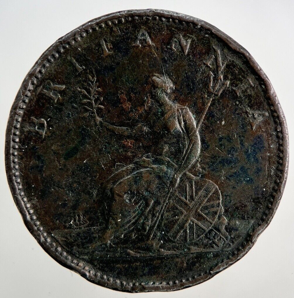 1806 George III 3rd Half-Penny Coin | Very High Grade