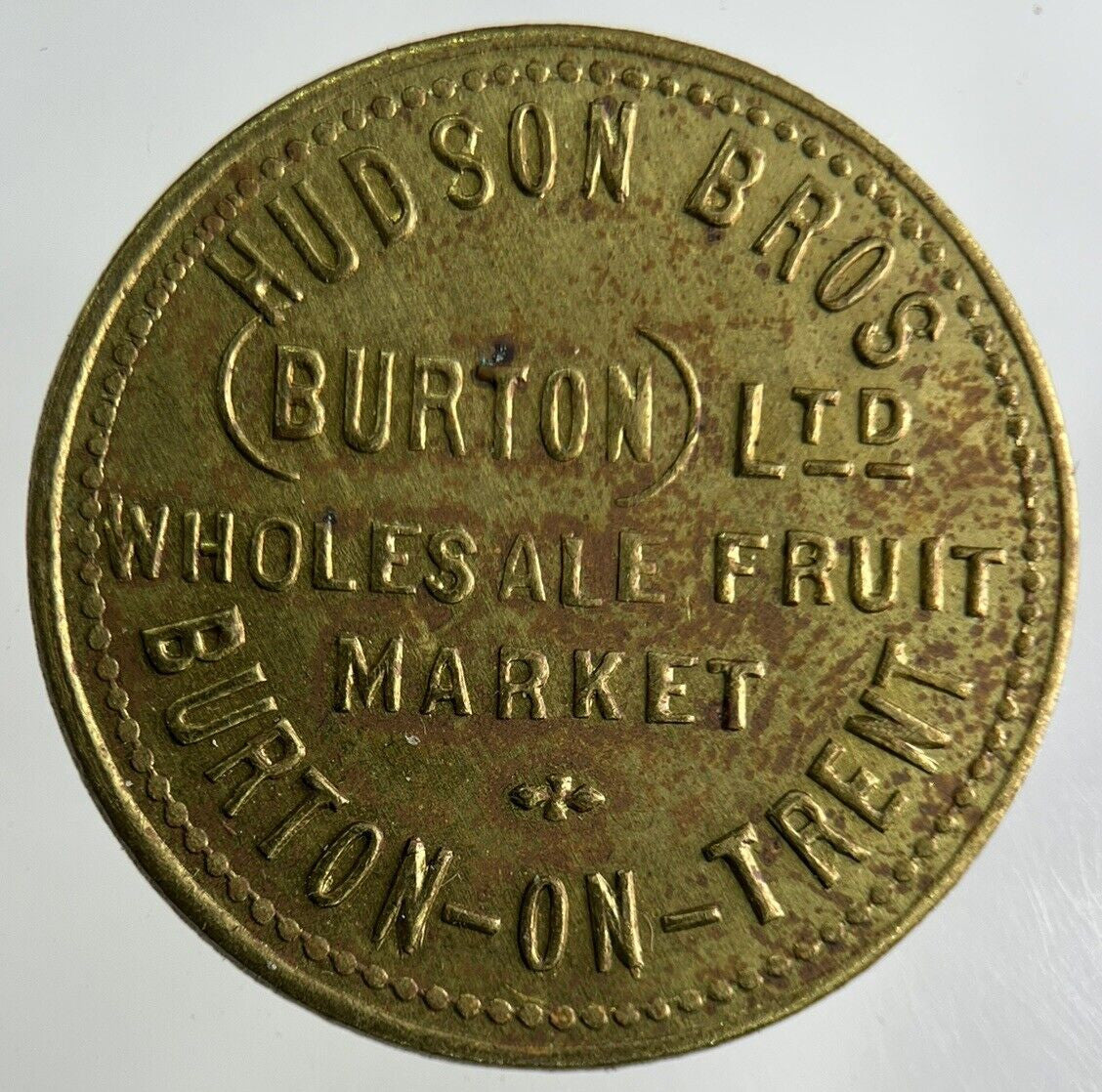 British Hudson Bros Burton On Trent Token Coin | Collectable Grade