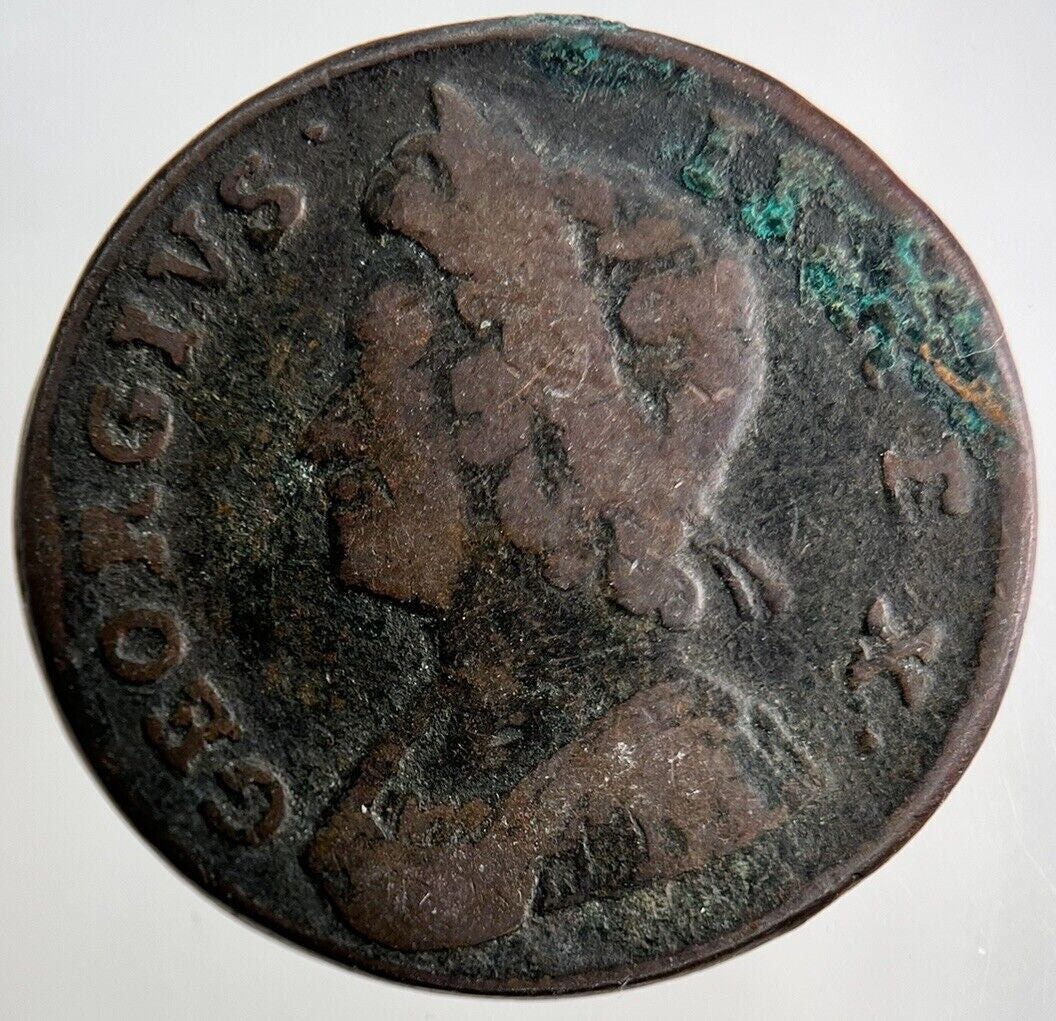 1739 George II 2nd Half-Penny Coin | Collectable Grade | a2961