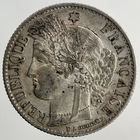 1850 France 50 Centimes Silver Coin | Very High Grade