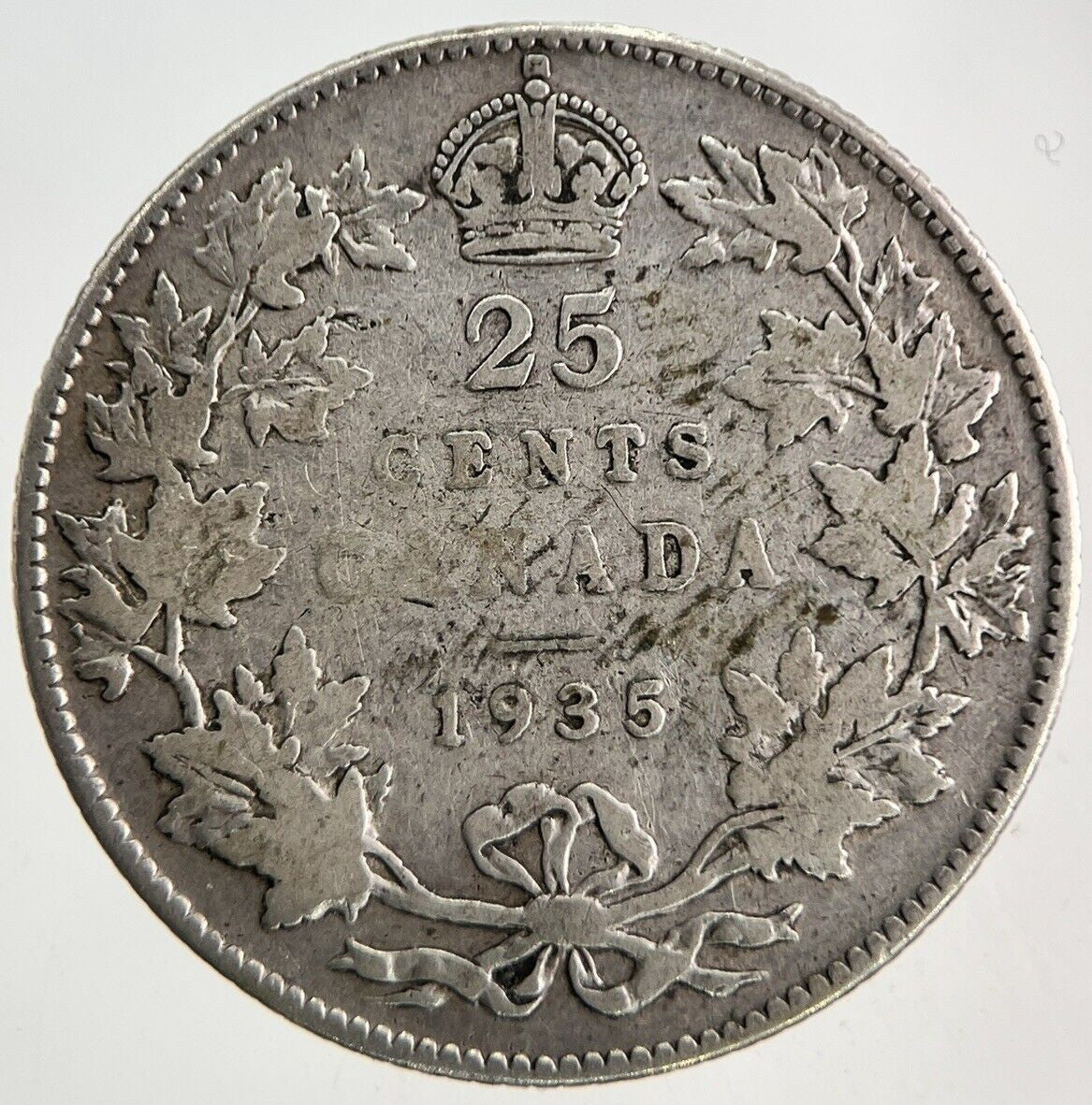 1935 Canada 25 Cents Silver Coin | Collectable Grade