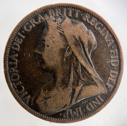 1901 Victoria One Penny Coin | Collectable Grade
