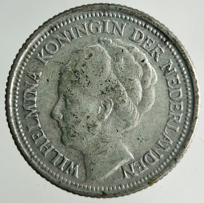 1936 Netherlands 10 Cents Silver Coin | Collectable Grade