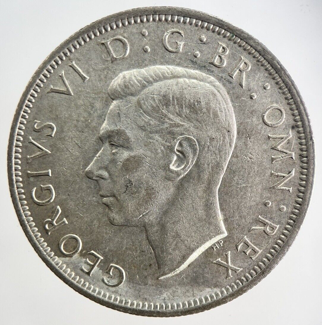 1946 George VI Half - Crown Silver Coin | Very High Grade