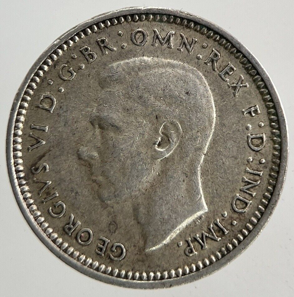 1943 - D Australia Threepence Silver Coin | Fine Collectable Grade