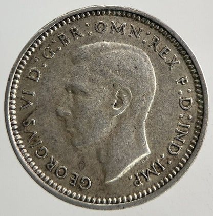 1943 - D Australia Threepence Silver Coin | Fine Collectable Grade