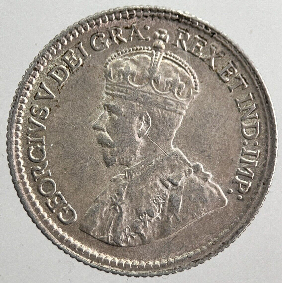 1920 Canada 5 Cents Silver Coin | Very High Grade | a7813