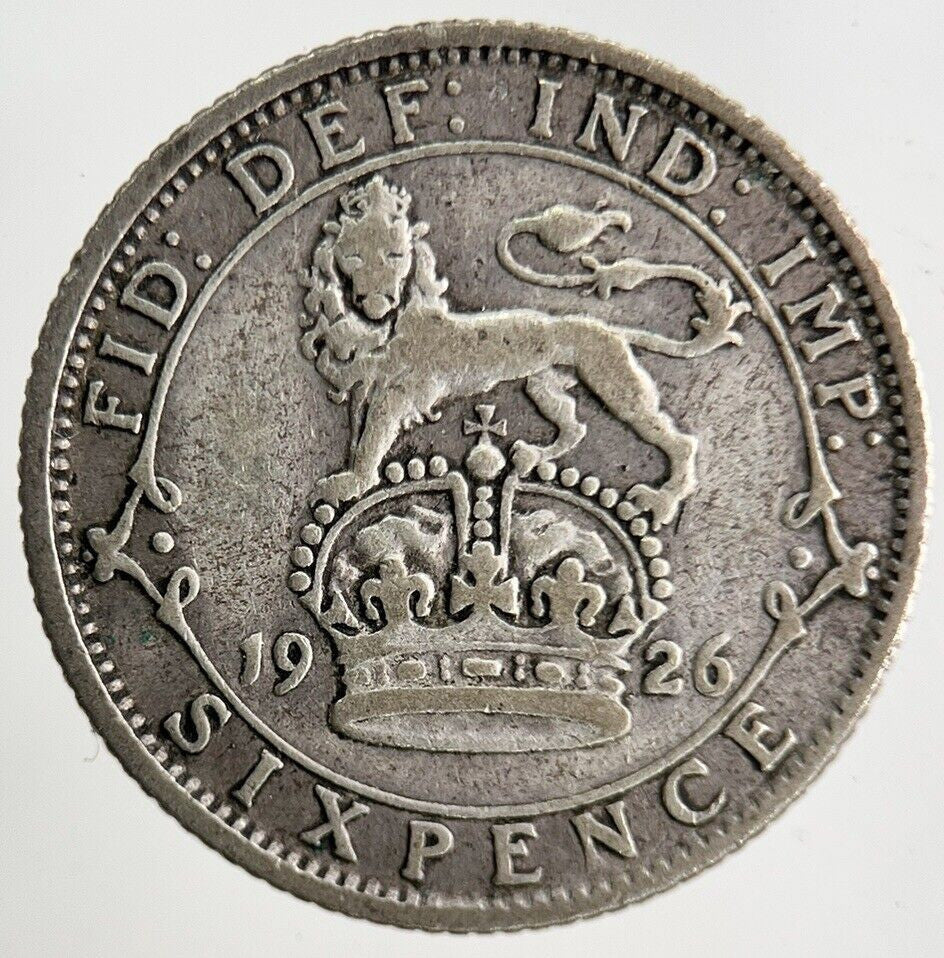 1926 George V Sixpence Silver Coin | Collectable Grade