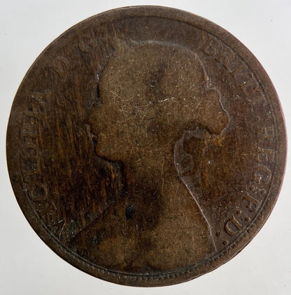 1862 Victoria Half - Penny Coin | Collectable Grade
