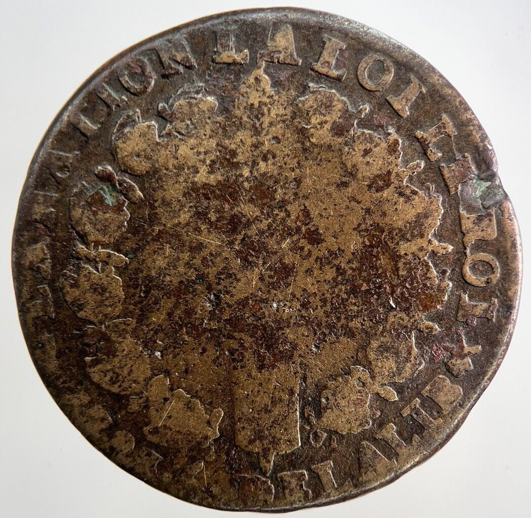 1793 France 1 One Sol 12 Deniers Louis XVI Coin | Collectable Grade